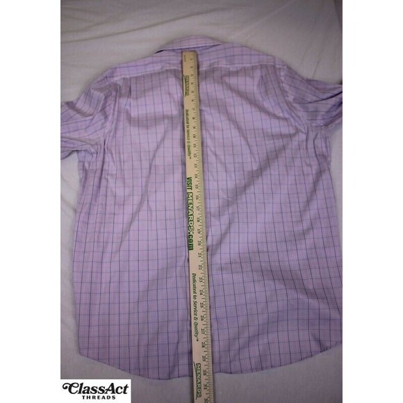 Lauren Ralph Lauren Purple Slim Fit Performance Stretch 17.5 XL Black Label - Picture 5 of 9